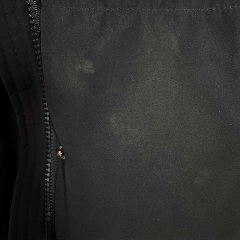 Isaac mizrahi coat puffer Black Jacket zip up collared puff style winter - Picture 8 of 12